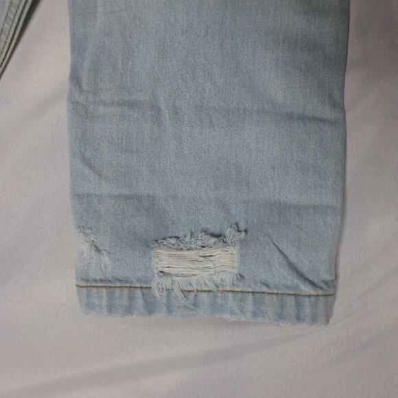 NWT BDG-URBAN OUTFITTERS mens OVERALLS distressed BLUE denim JEANS - Picture 4 of 16